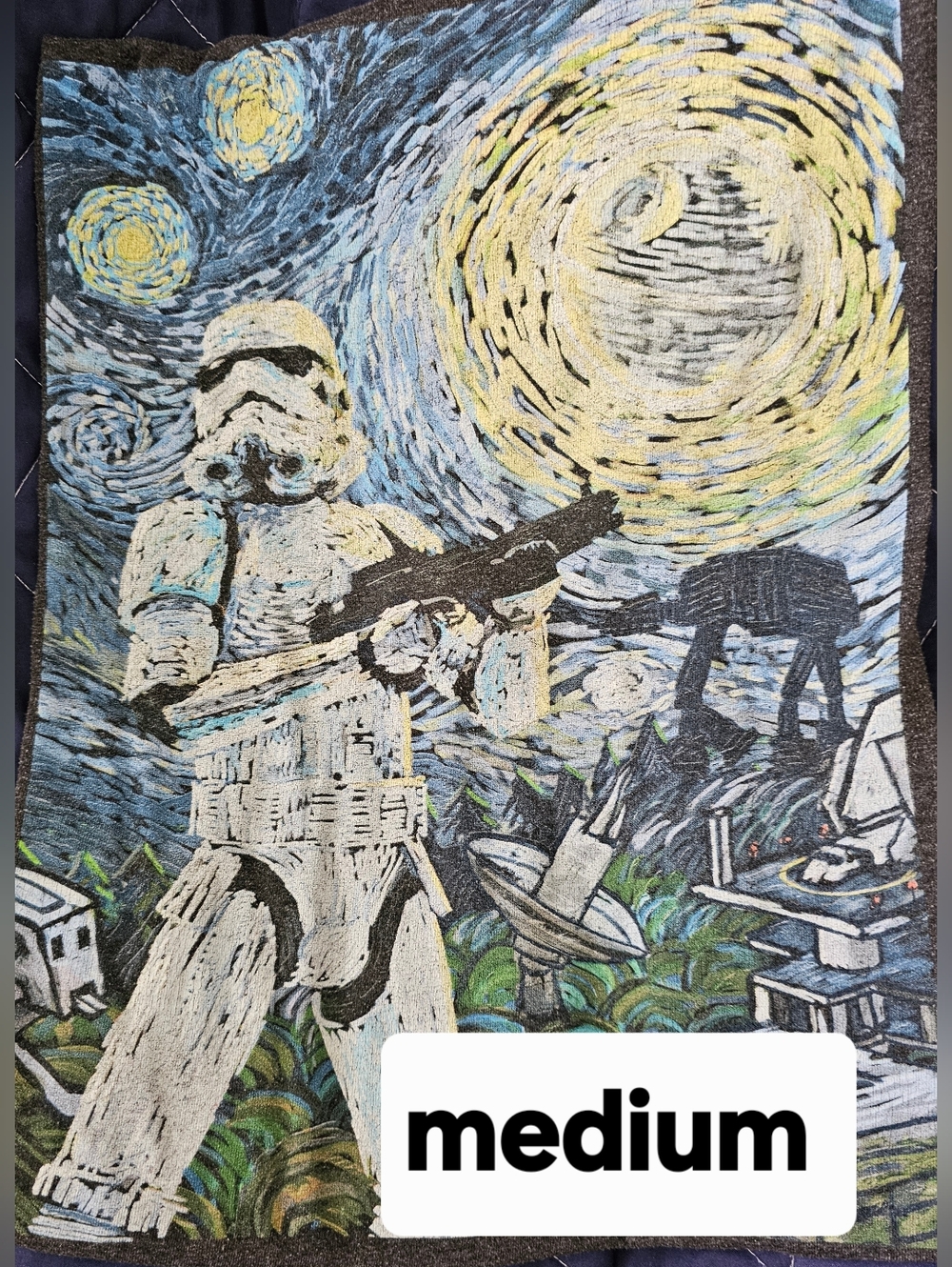 Star Wars 3ea Graphic 2-med And 1-Lg T-shirts